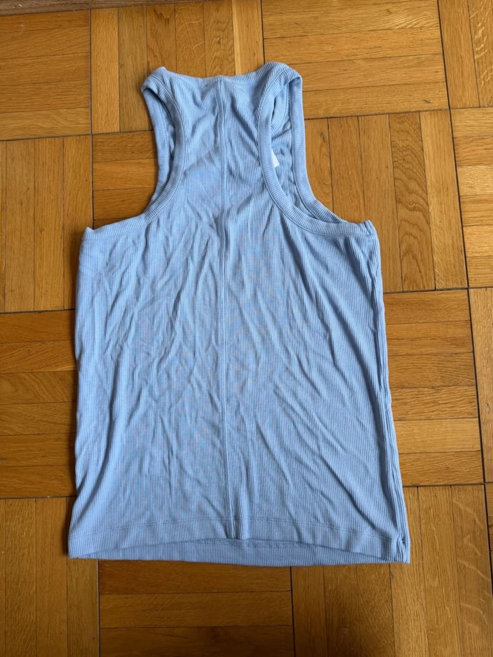 Reiss Light Blue Ribbed Tank - Picture 3 of 3
